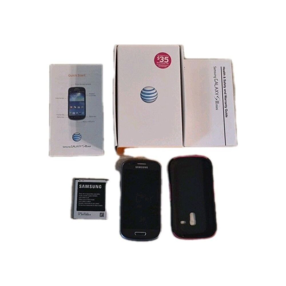 Samsung Galaxy S III mini - 8 GB - Onyx Black (AT&T) Cell Phone